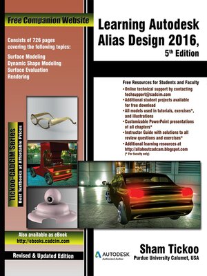 cover image of Learning Autodesk Alias Design 2016